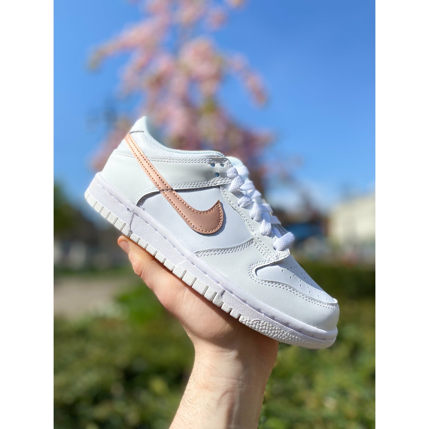 Nike Dunk Low White Rose (GS) by Nike in Shoes. Available at KershKicks for £85.00. A must-have for fans of Nike looking to elevate their style with this Shoes.