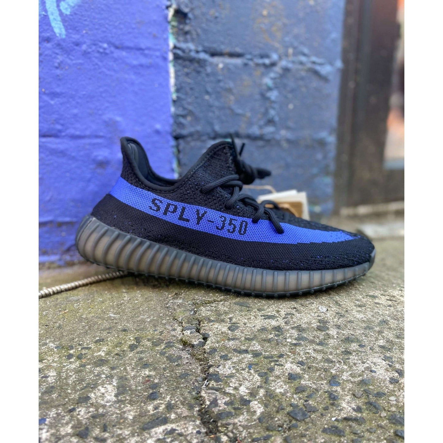 Adidas Yeezy Boost 350 V2 Dazzling Blue by Yeezy in Shoes. Available at KershKicks for £375.00. A must-have for fans of Yeezy looking to elevate their style with this Shoes.