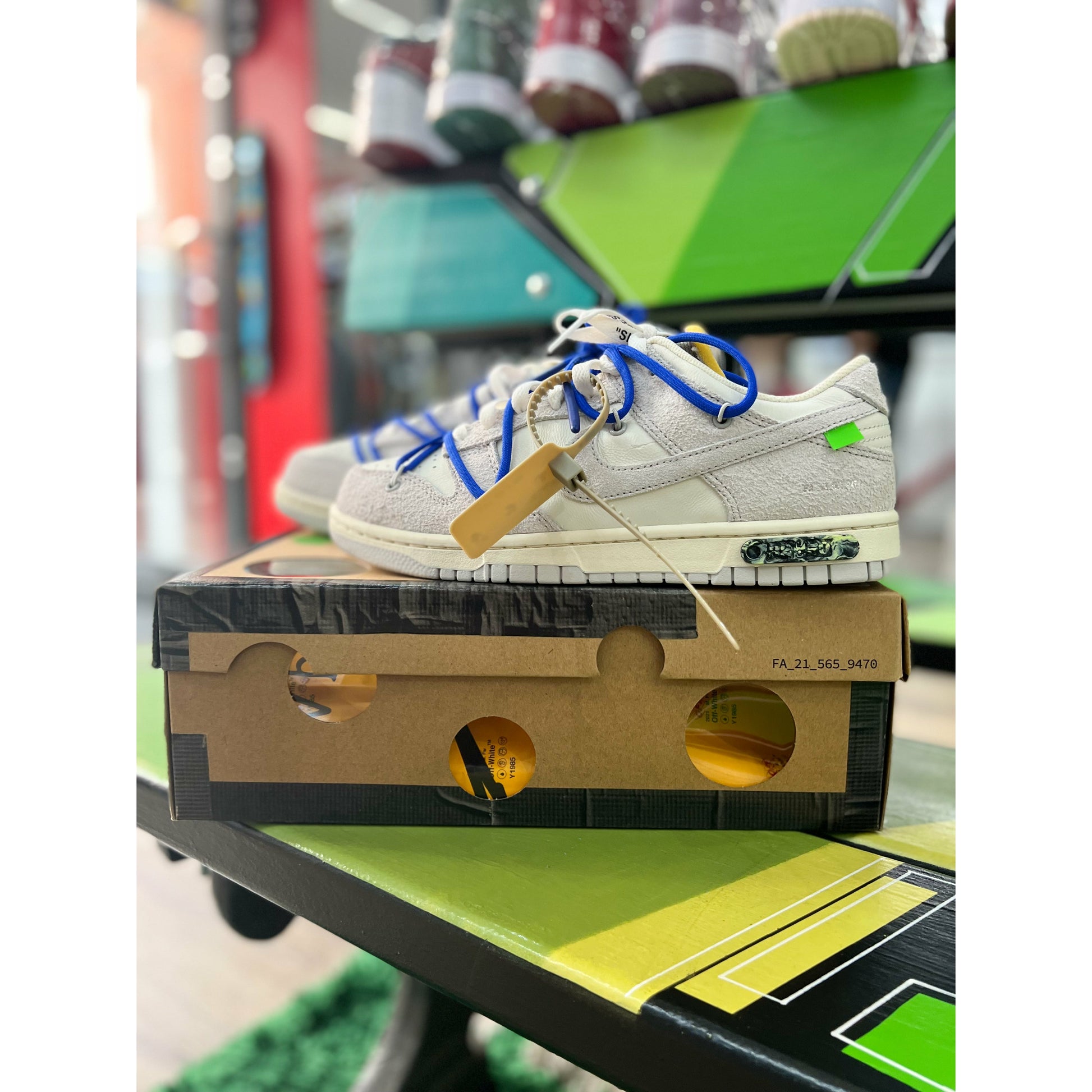 Nike Dunk Low Off-White Lot 32 by Nike in Shoes. Available at KershKicks for £550.00. A must-have for fans of Nike looking to elevate their style with this Shoes.