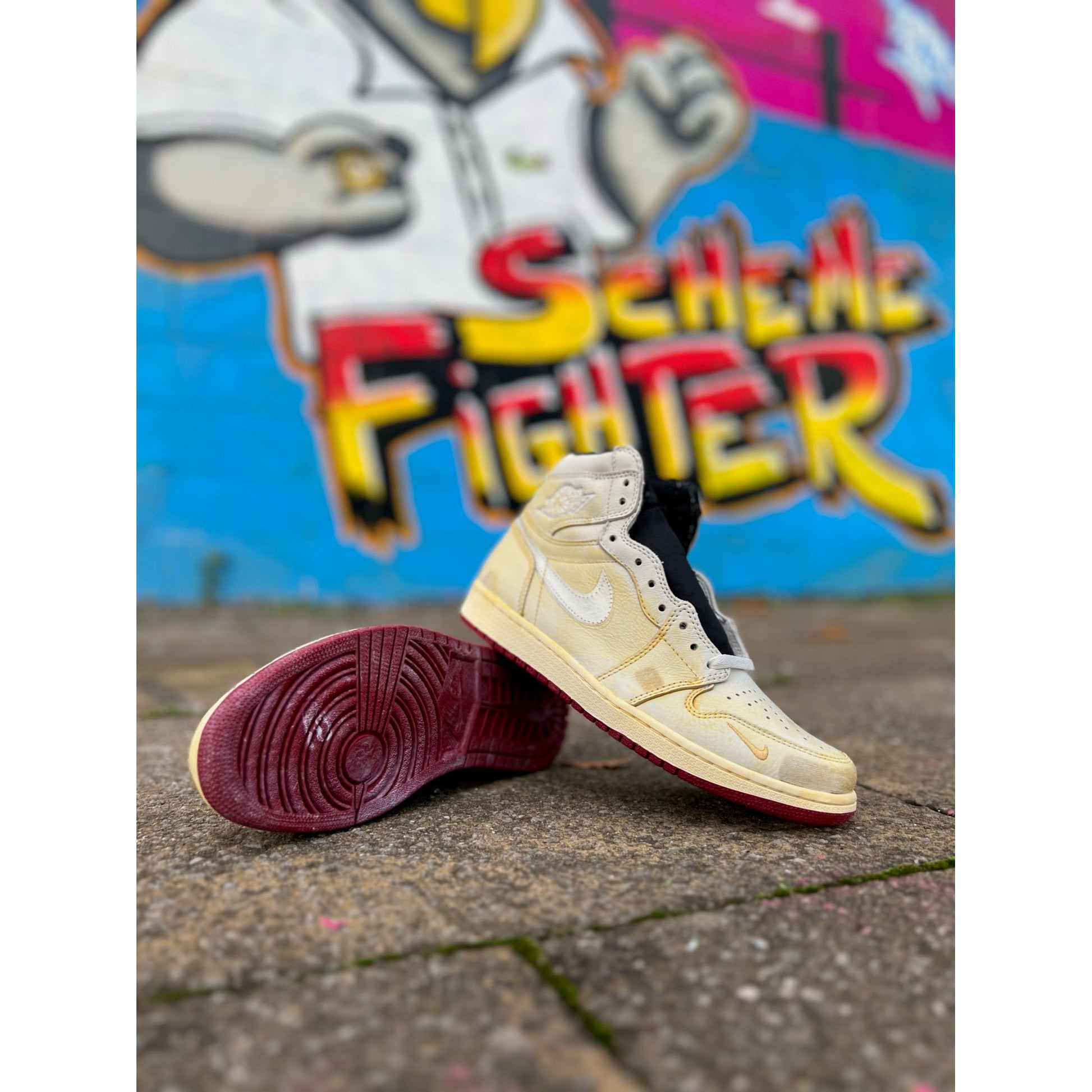 Jordan 1 Retro High Nigel Sylvester by Jordan's in Shoes. Available at KershKicks for £500.00. A must-have for fans of Jordan's looking to elevate their style with this Shoes.