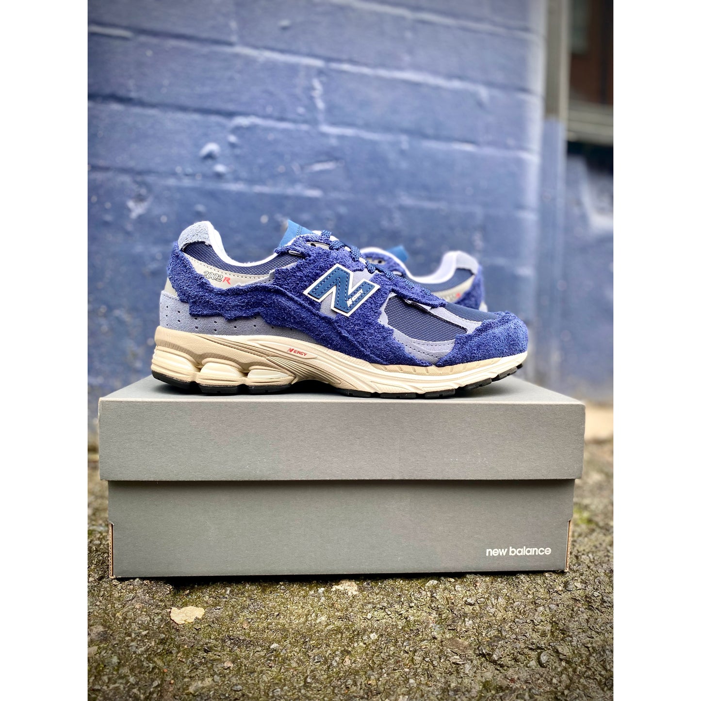 New Balance 2002R Protection Pack Navy Grey by New Balance from £185.00