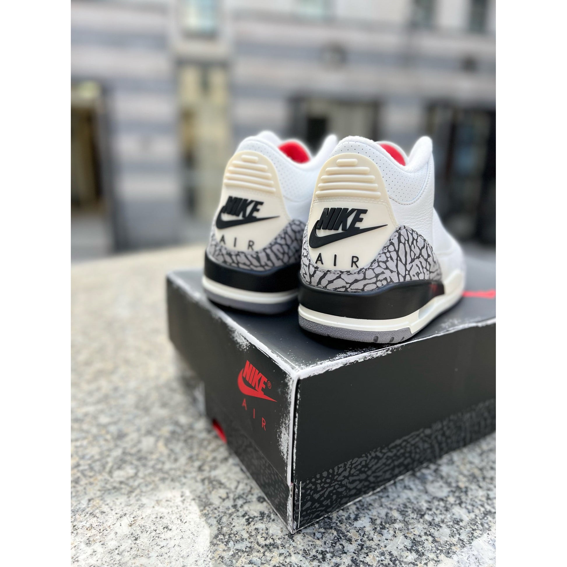 Original jordan 3 white cement Clearance