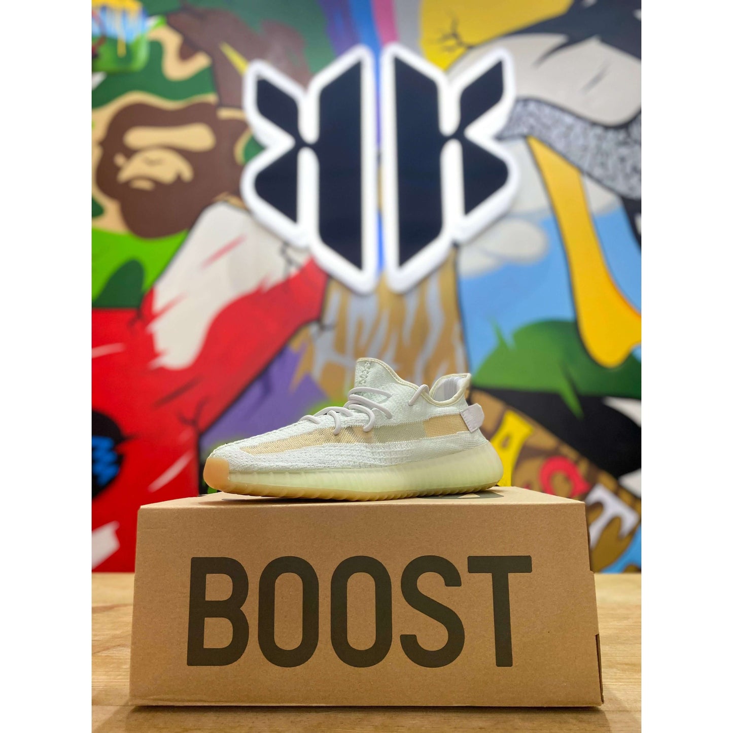 Adidas Yeezy Boost 350 V2 Hyperspace by Yeezy in Shoes. Available at KershKicks for £295.00. A must-have for fans of Yeezy looking to elevate their style with this Shoes.