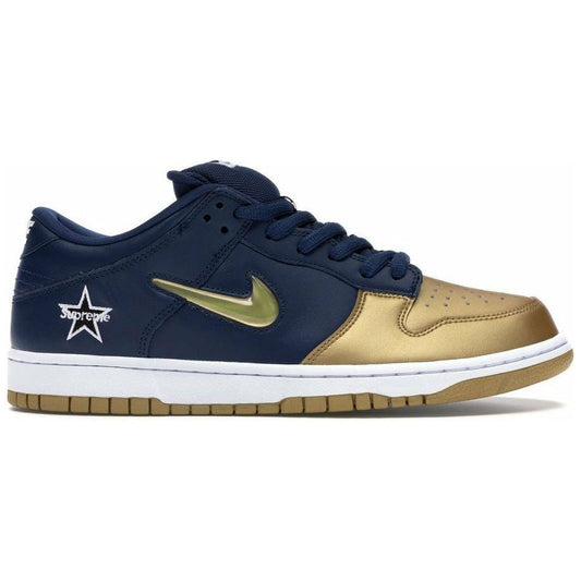 Nike SB Dunk Low Supreme Jewel Swoosh Gold by Nike from £400.00