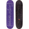 Supreme KAWS Chalk Logo Skateboard Deck Purple