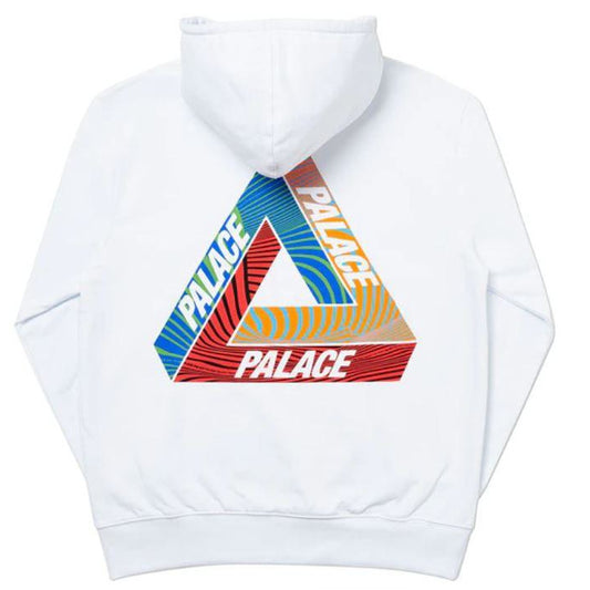 Palace Tri-Tex Hood White by Palace in . Available at KershKicks for £185.00. A must-have for fans of Palace looking to elevate their style with this Hoodie.